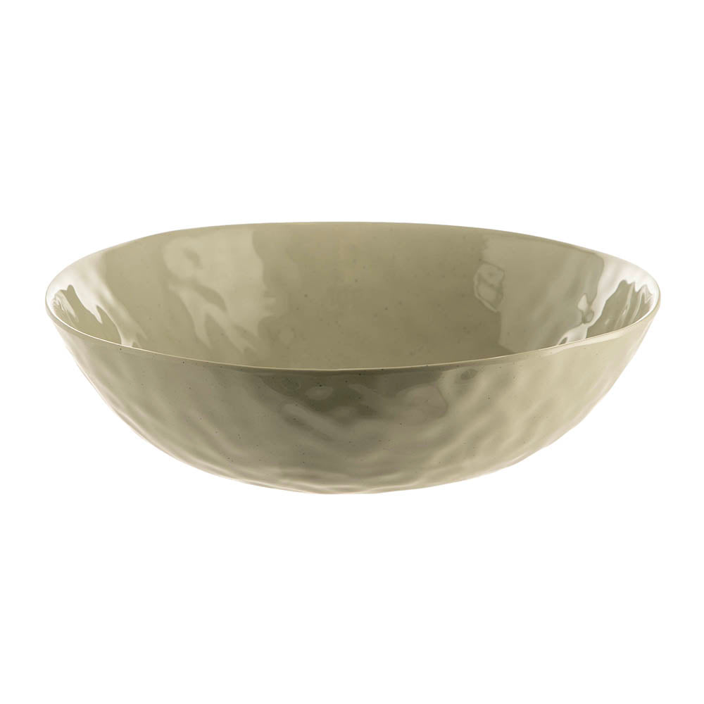 Speckle Green Round 30cm Melamine Bowl