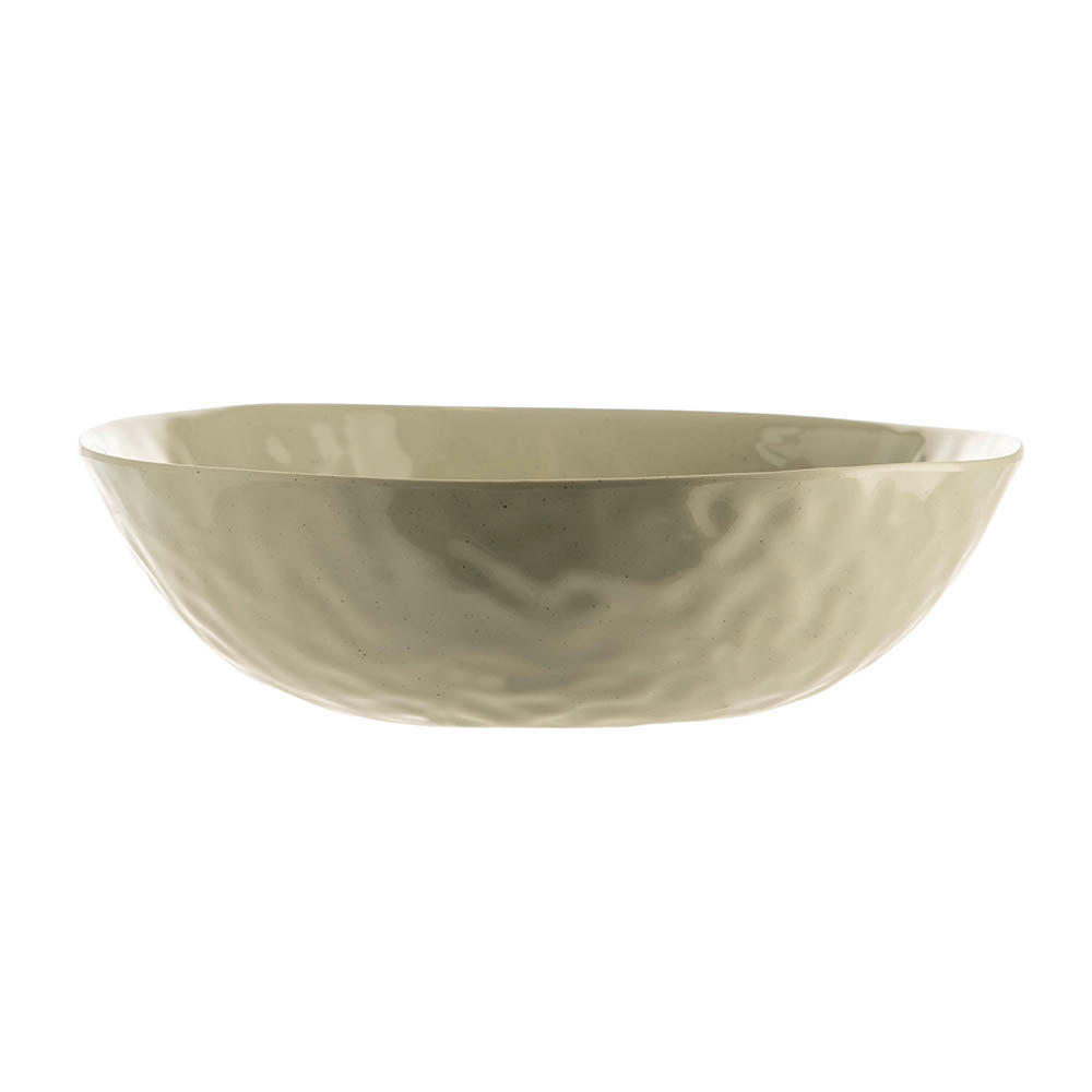 Speckle Green Round 30cm Melamine Bowl