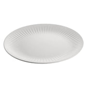 Speckle White Ripple Round 30cm Melamine Plate