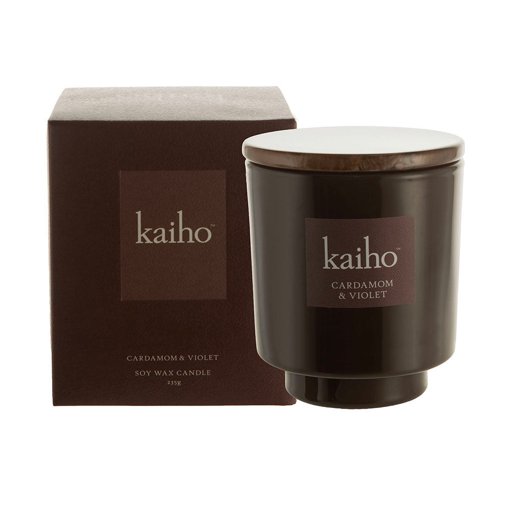 kaiho Cardamom & Violet 235g Candle