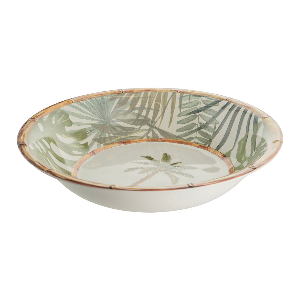 Tropical Palm Print 35cm Melamine Bowl