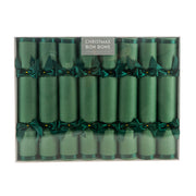 Matte Green with Green Ribbon 8pc Christmas Bon Bons