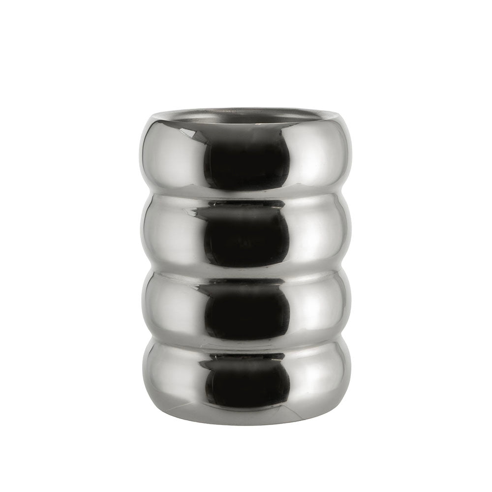 Silver Bubble-Shaped Double Wall Wine Cooler