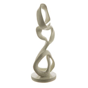 Ivory 39cm Abstract Loop Sculpture