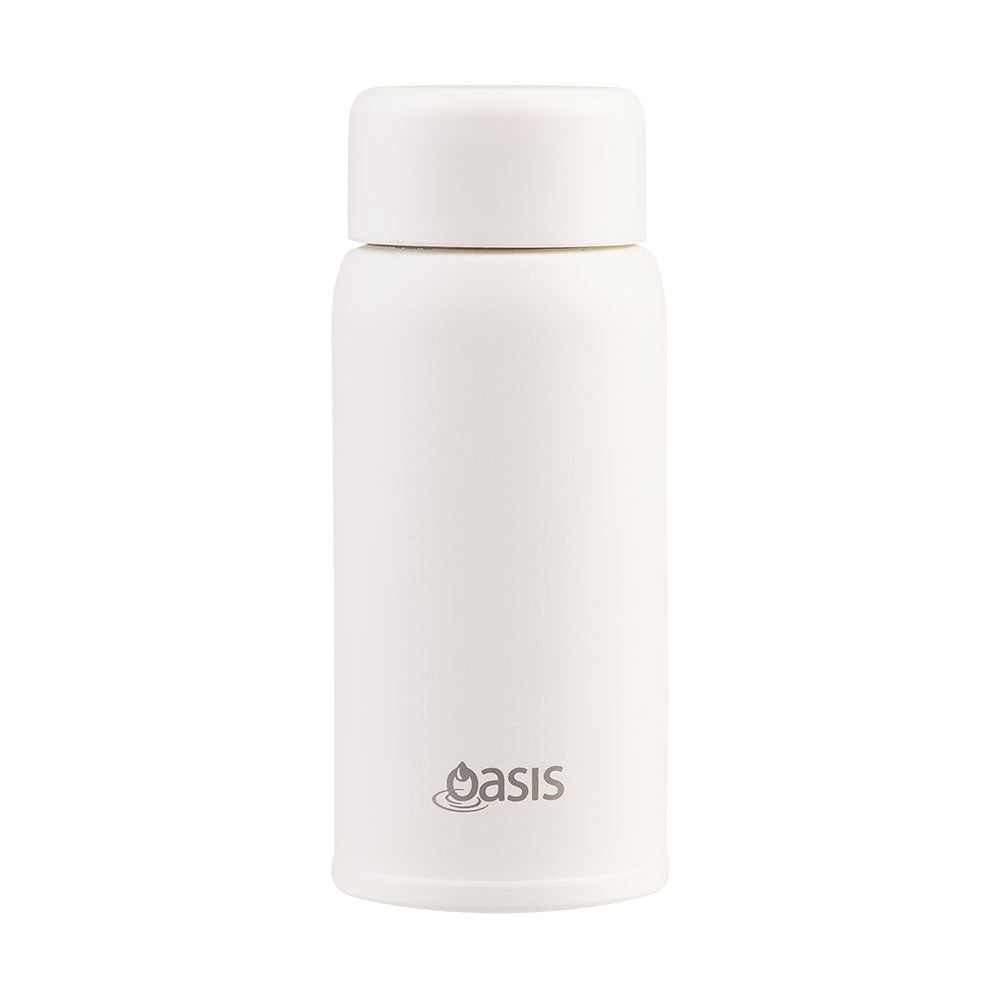 Oasis Mini-Mini Linen 150mL Stainless Steel Double Wall Insulated Drink Bottle