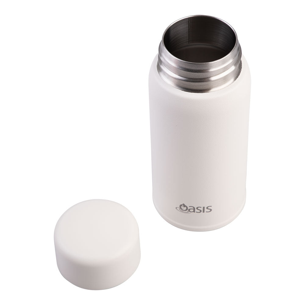 Oasis Mini-Mini Linen 150mL Stainless Steel Double Wall Insulated Drink Bottle