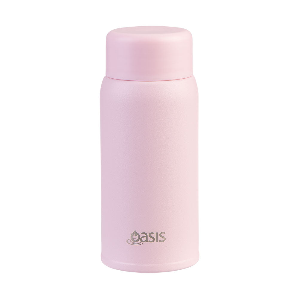 Oasis Mini-Mini Pink Lemonade 150mL Stainless Steel Double Wall Insulated Drink Bottle