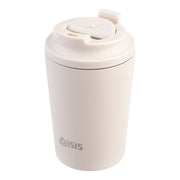 Oasis Oat 235mL Ceramic Lined Stainless Steel Double Wall Insulated Travel Cup