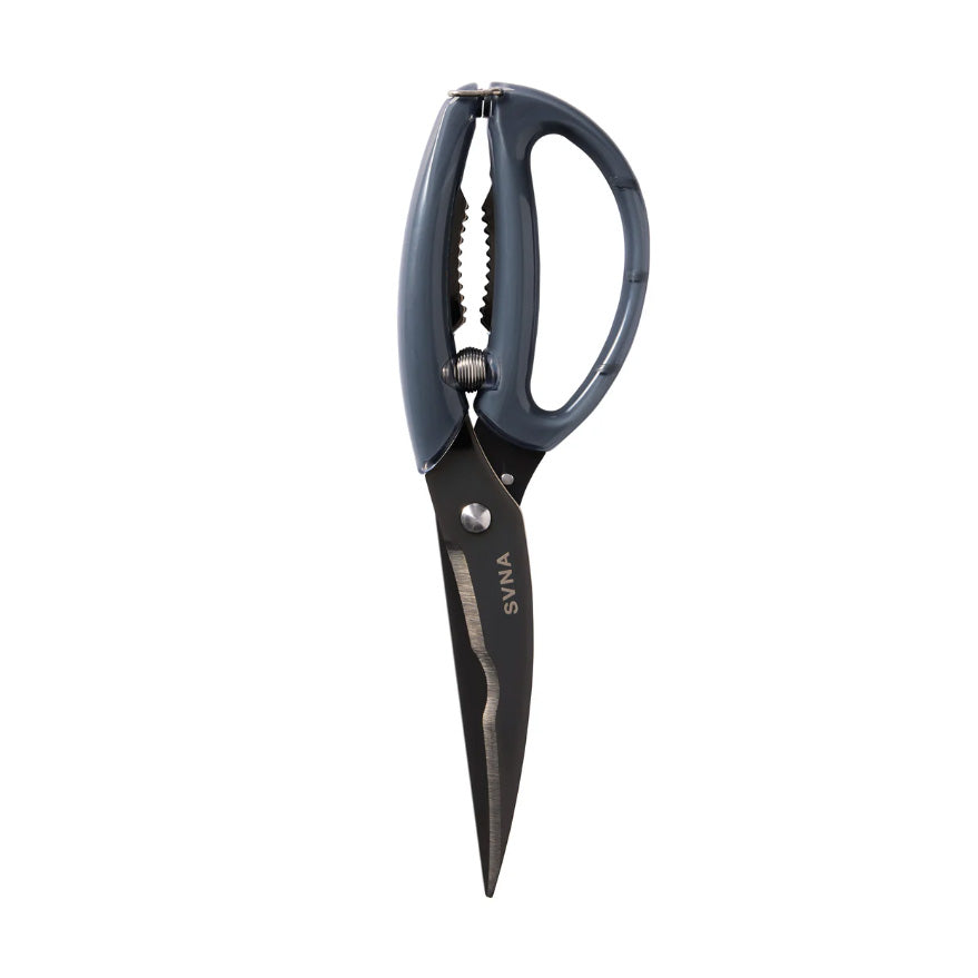 Grey 25x8x2cm Stainless Steel Titanium Poultry Shears
