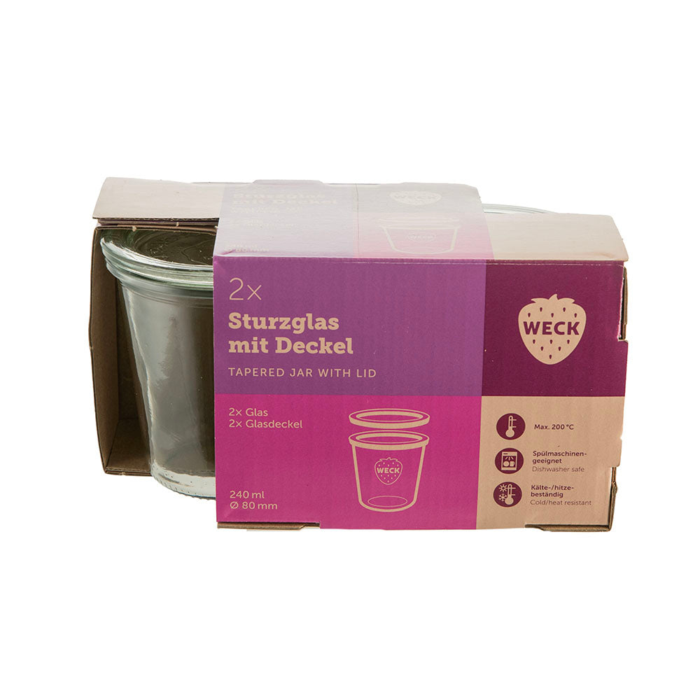 Weck Sturz Tall 240mL Set/2 Preserving Jar