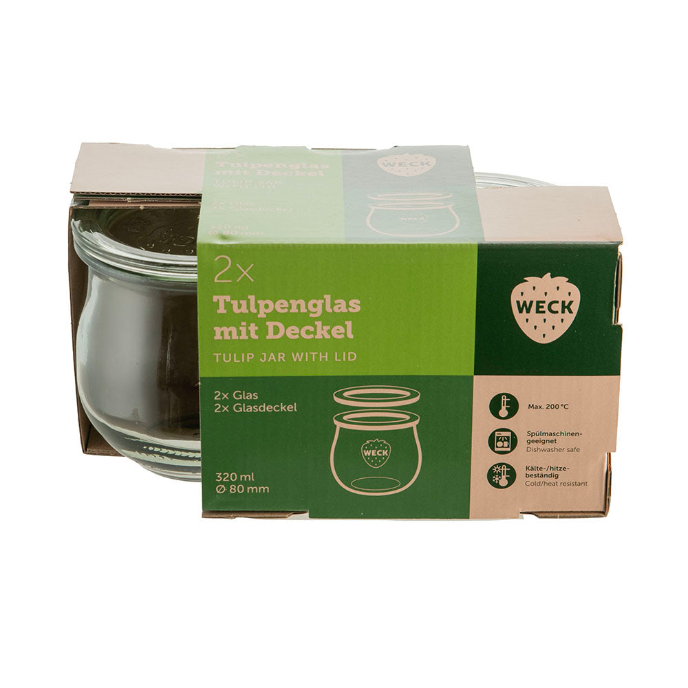 Weck Tulip 320mL Set/2 Preserving Jar