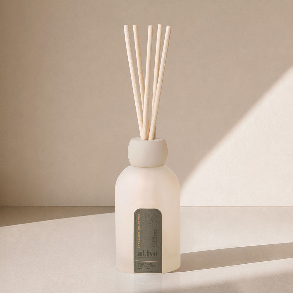 al.ive home Reed Diffuser Willow Gum & Lemon Myrtle