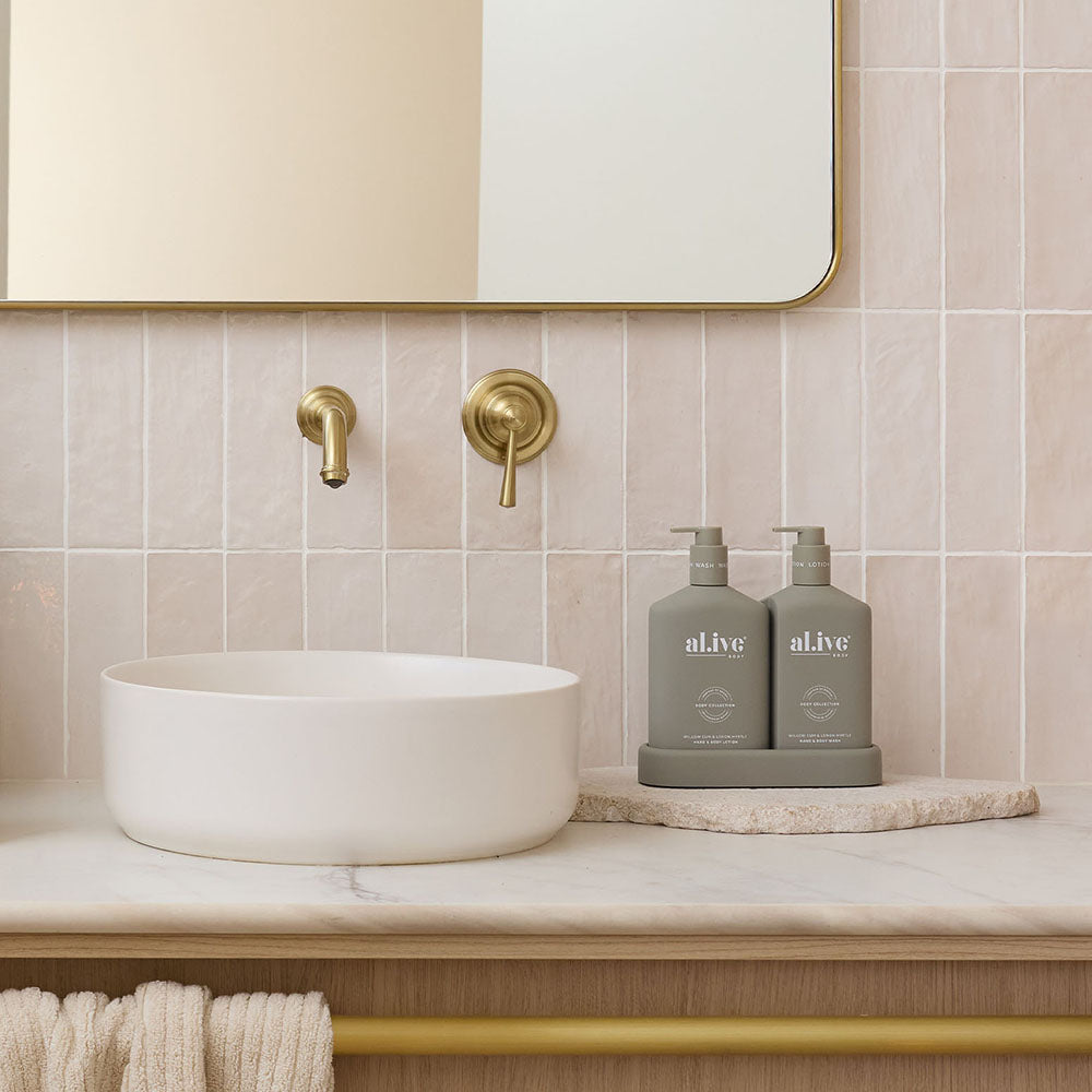 al.ive body Willow Gum & Lemon Myrtle Wash & Lotion Duo