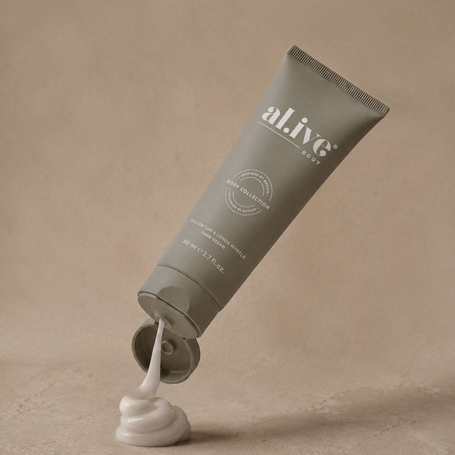 al.ive body Hand Cream  Willow Gum & Lemon Myrtle