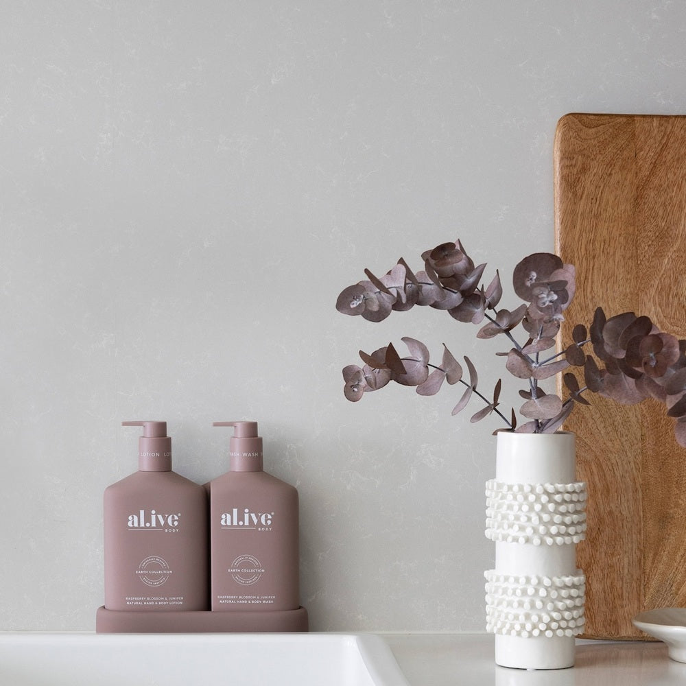 al.ive body Raspberry Blossom & Juniper Wash & Lotion Duo