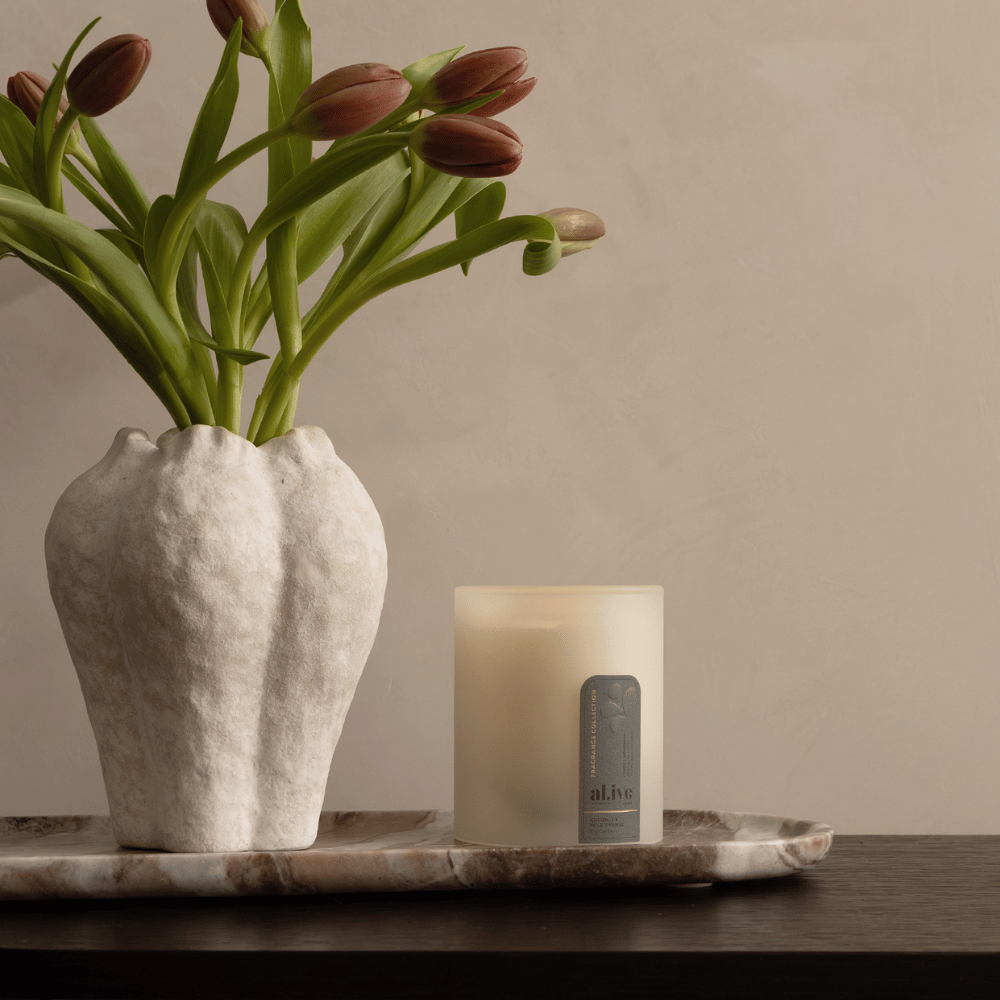 al.ive home Soy Candle Coconut & Wild Orange