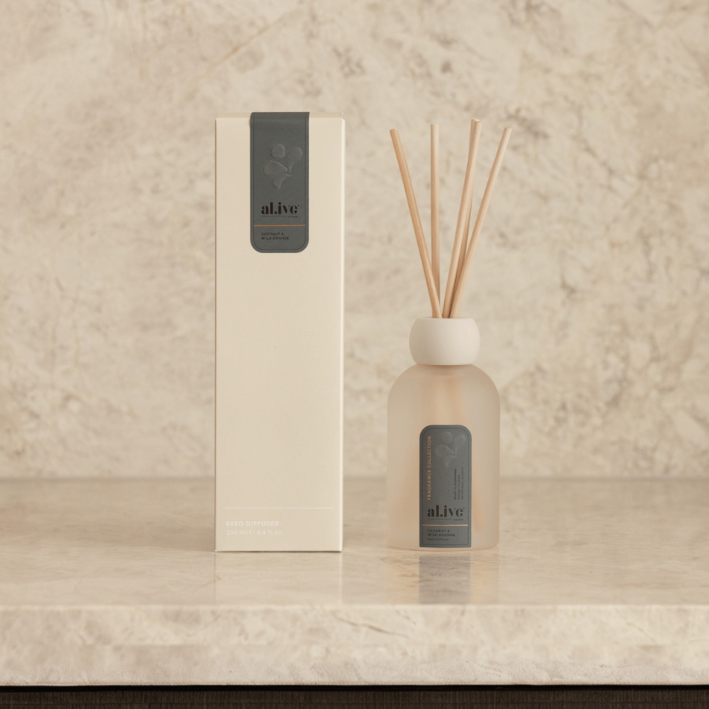 al.ive home Reed Diffuser Coconut & Wild Orange