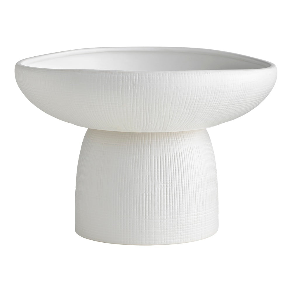 Bisque White Round 30cm Footed Bowl