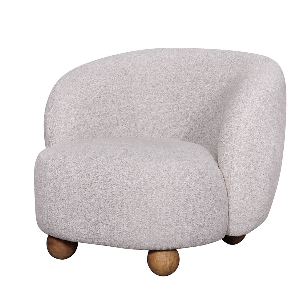 Cove Grey Beige 85x90x73cm Chair