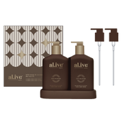 al.ive body Vanilla Cream & Tonka Bean Wash & Lotion Duo