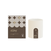 al.ive home Soy Candle Vanilla Cream & Tonka Bean