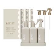 al.ive body Lemon & Pomegranate + Watermelon & Lime Kitchen Trio Bronze