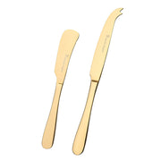 Albany Champagne Gold Set/2 Stainless Steel Cheese Knife Set