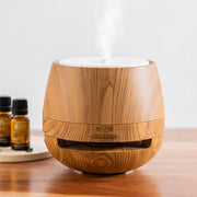 Karma Living Rechargeable White & Woodgrain Ultrasonic Bluetooth Diffuser