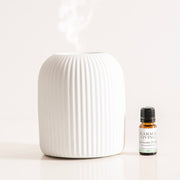 Karma Living Duo Diffuser Ceramic Ribbed & Surrender Oil Blend