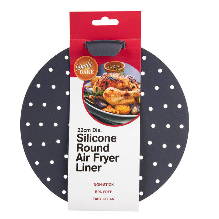 Silicone Air Fryer Liner Round Silicone 22cm