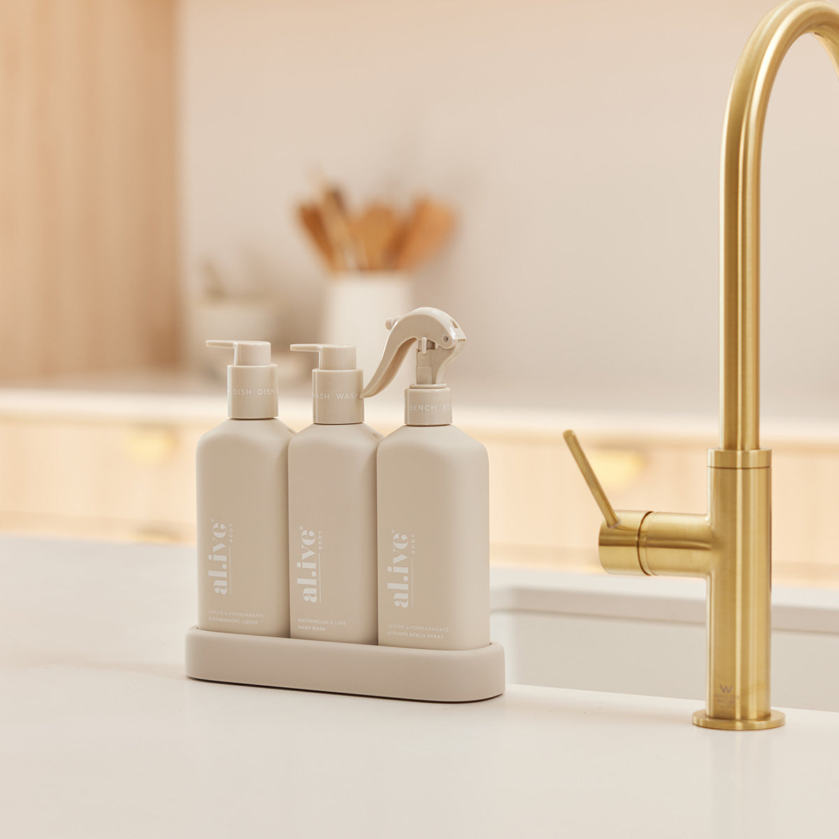 al.ive body Lemon & Pomegranate + Watermelon & Lime Kitchen Trio