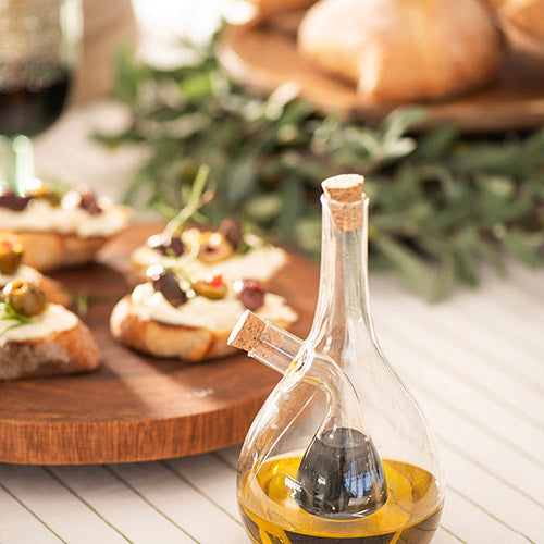 Glass Oil & Vinegar Bulb Bottle