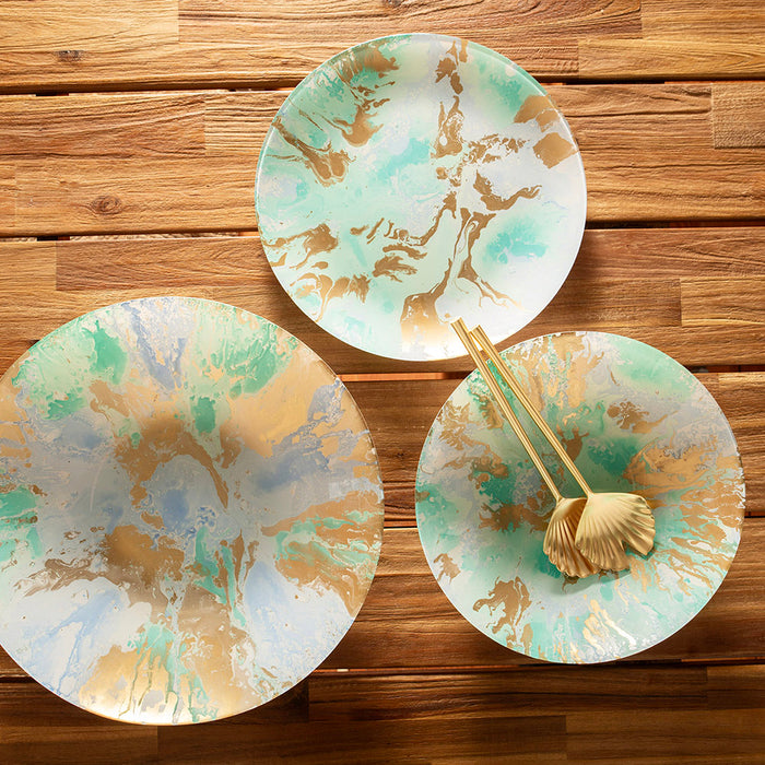 PLATTER Atlas Frost/Teal/Ocean Splash 32.5cm