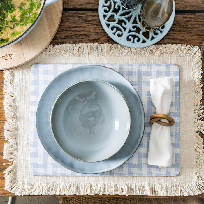 Stoneware Bowl Light Blue 20cm