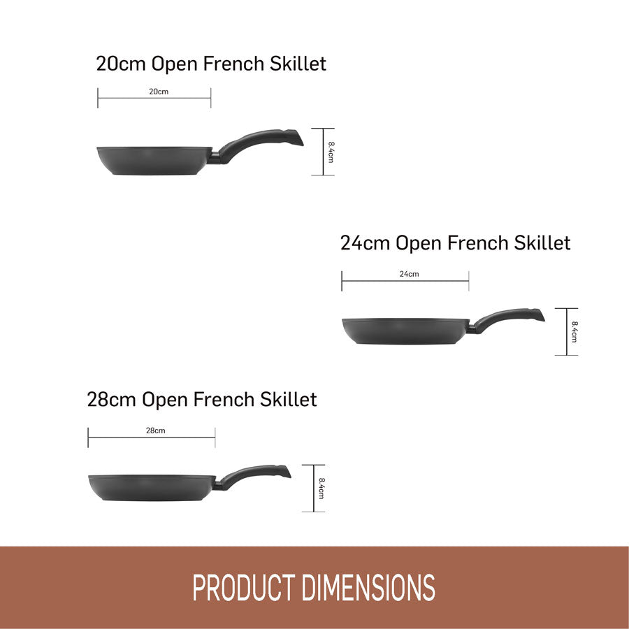 Essteele Per Salute Triple Skillet Pack