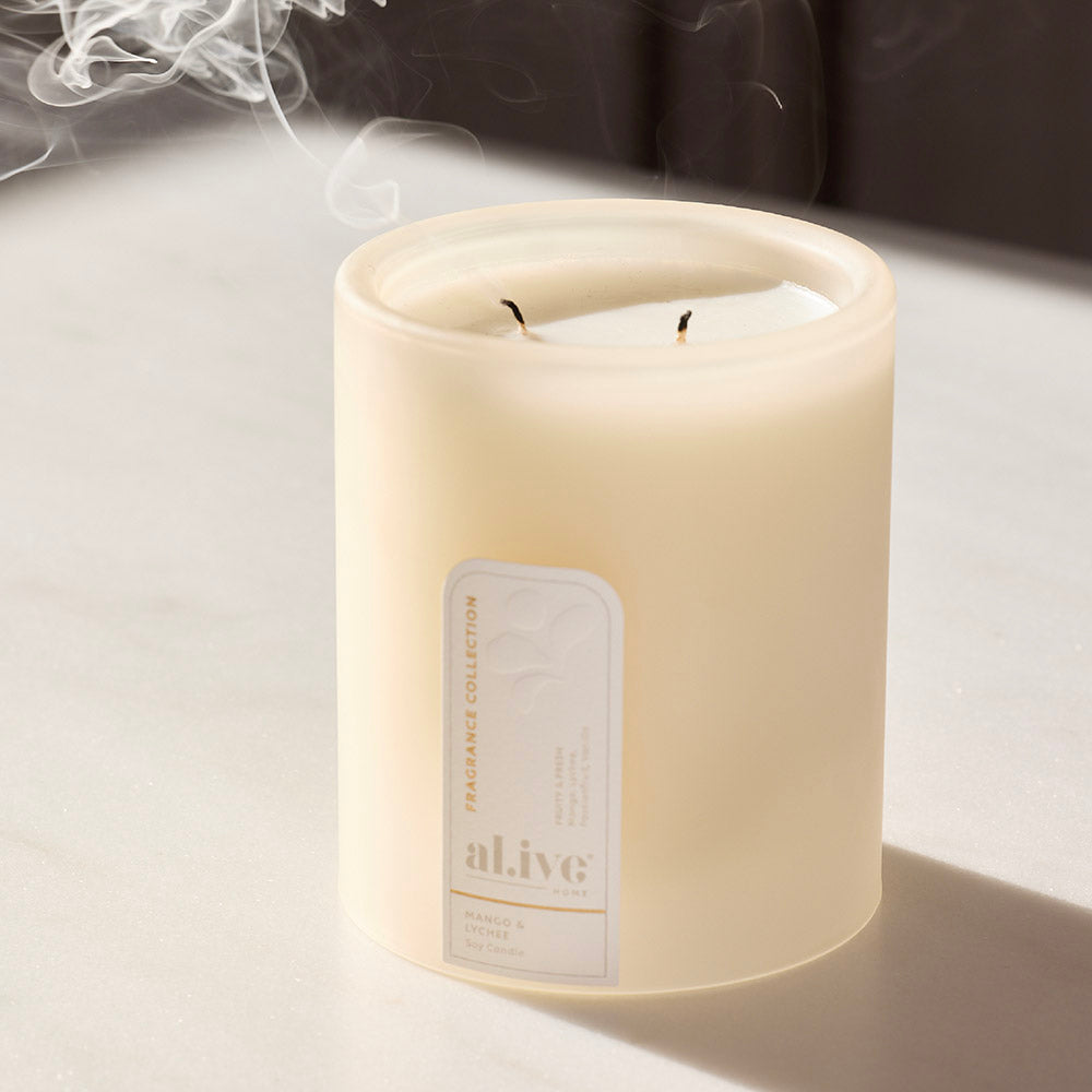 al.ive home Soy Candle Mango & Lychee