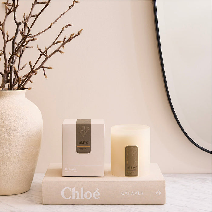 al.ive home Soy Candle Green Pepper & Lotus