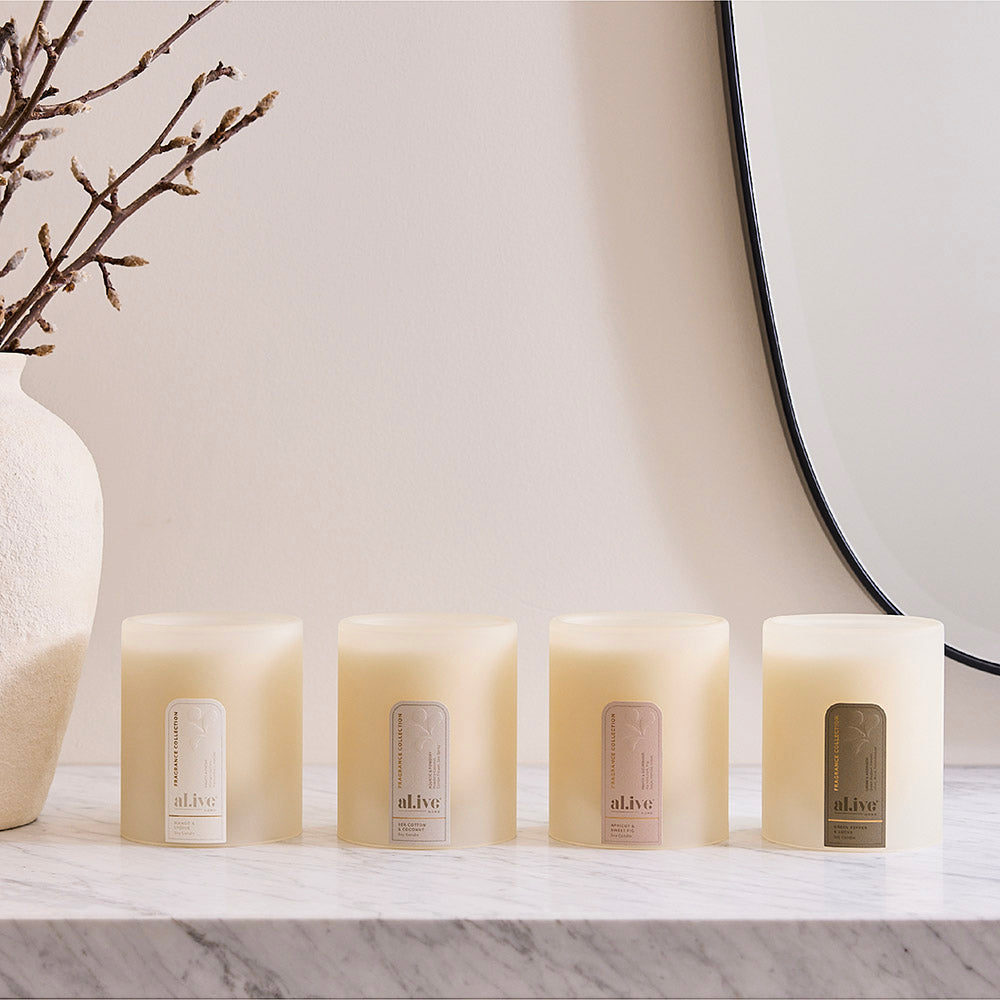 al.ive home Soy Candle Green Pepper & Lotus