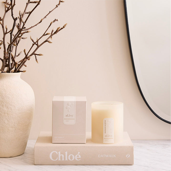 al.ive home Soy Candle Mango & Lychee