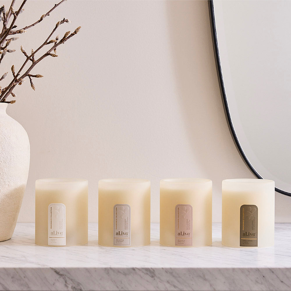 al.ive home Soy Candle Mango & Lychee