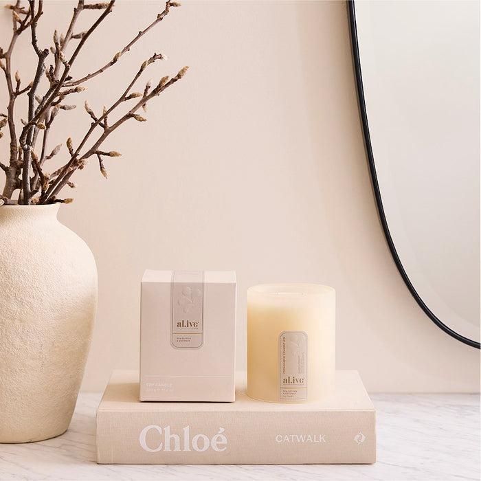 al.ive home Soy Candle Sea Cotton & Coconut