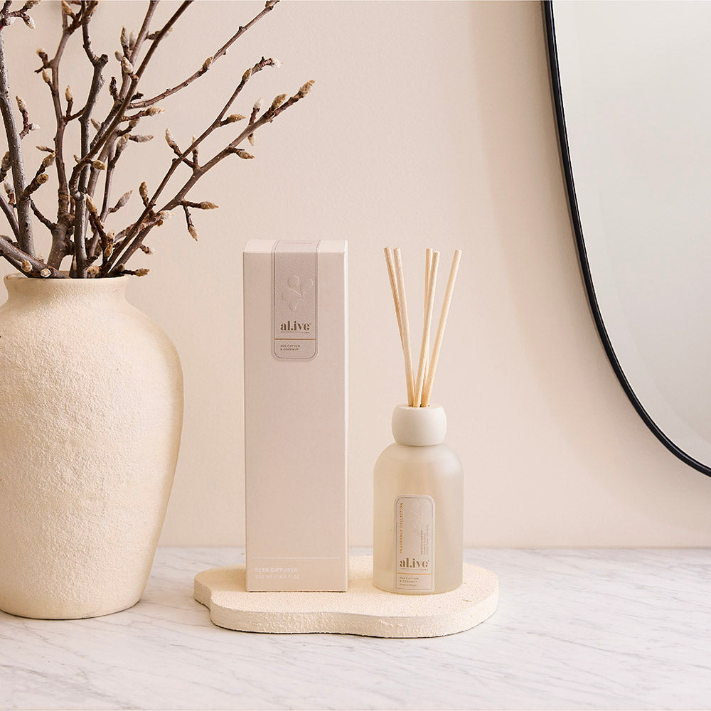 al.ive home Reed Diffuser Sea Cotton & Coconut