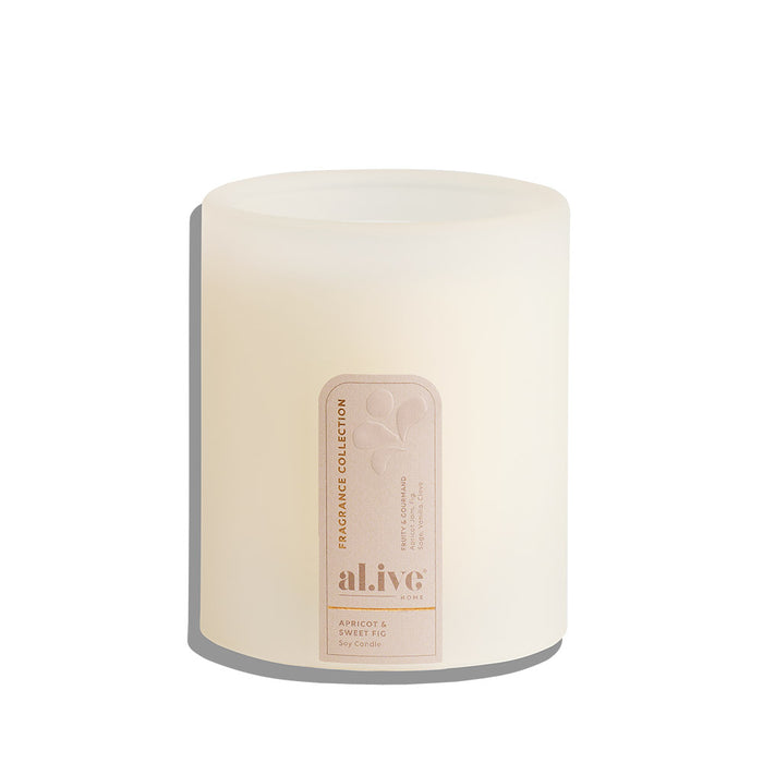 al.ive home Soy Candle Apricot & Sweet Fig