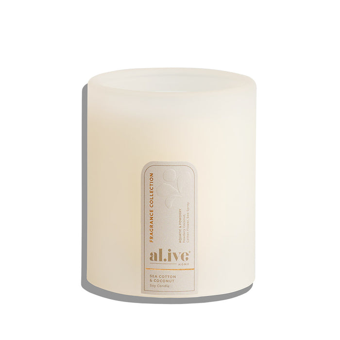 al.ive home Soy Candle Sea Cotton & Coconut