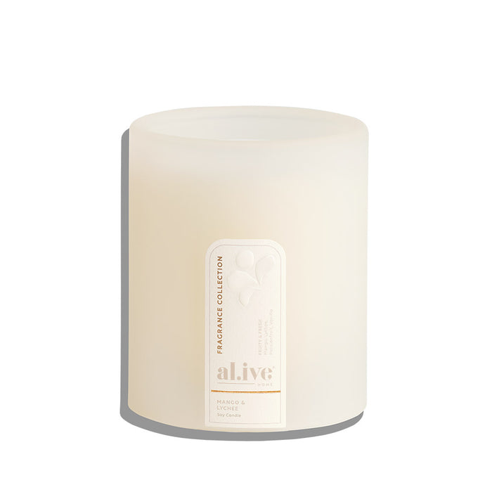 al.ive home Soy Candle Mango & Lychee