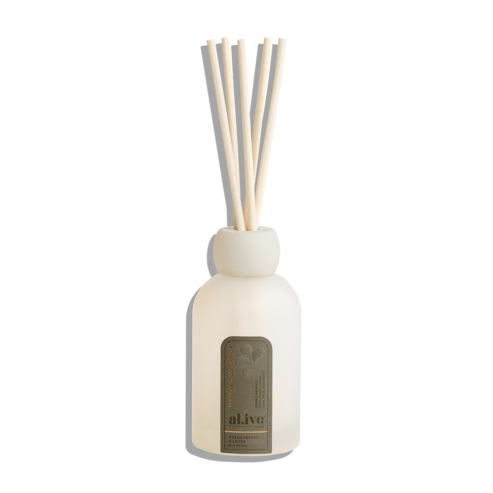 al.ive home Reed Diffuser Green Pepper & Lotus