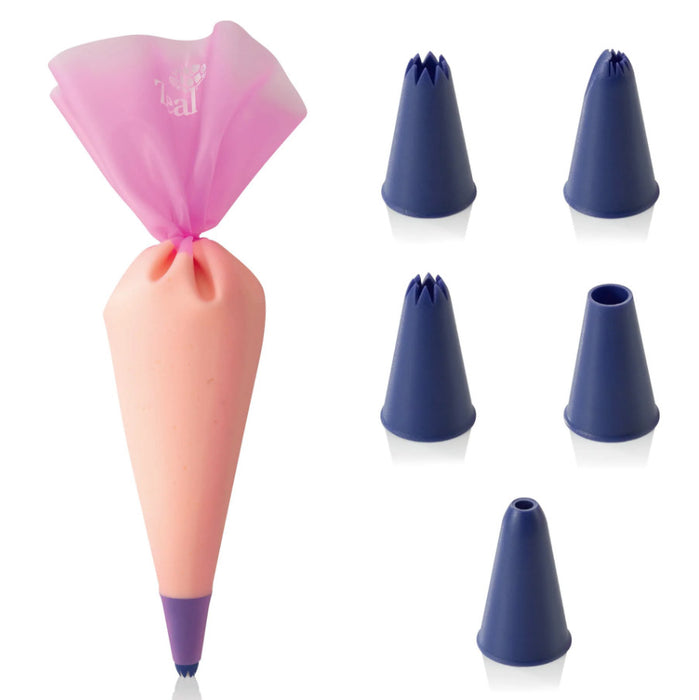 Silicone Piping Set with 5 Nozzles