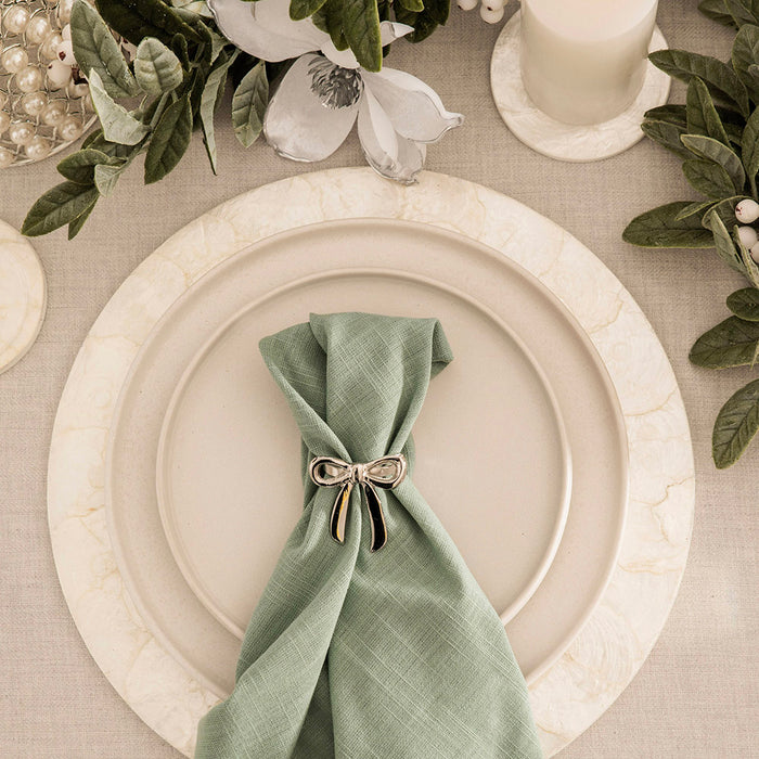 Pearl Capiz Round Placemat 35cm