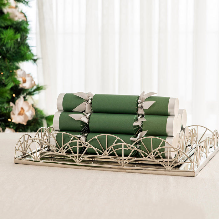 Mirror Base Tray Rectangle Nickel 35cm