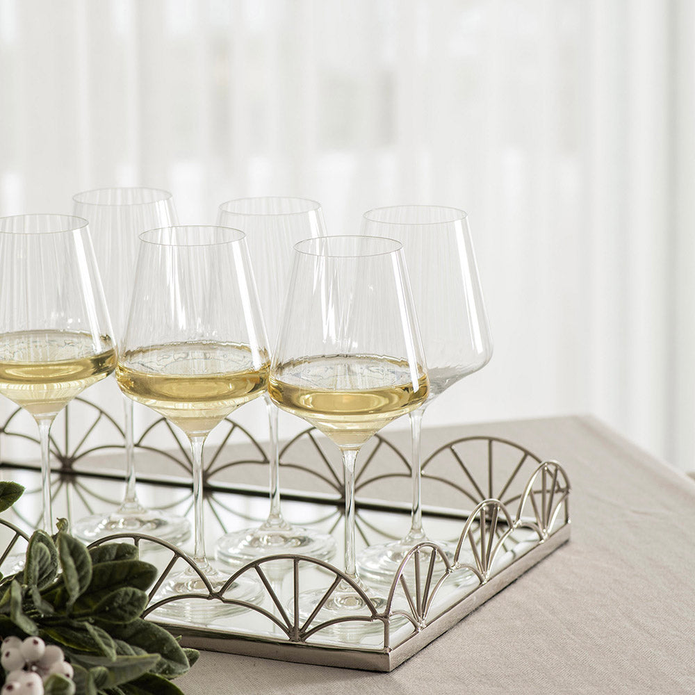 Mirror Base Tray Rectangle Nickel 35cm